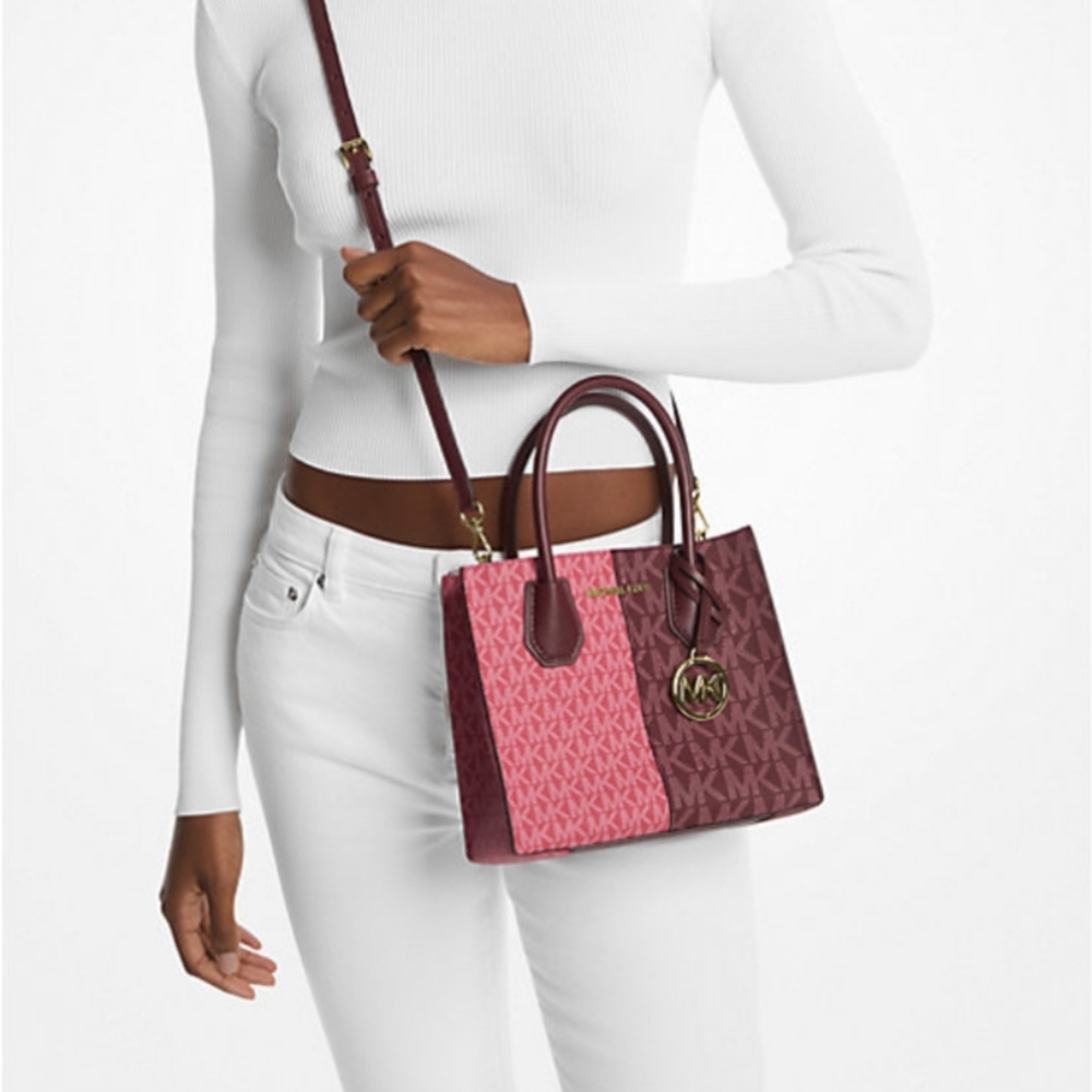 Michael Mercer Medium  Colorblock Satchel